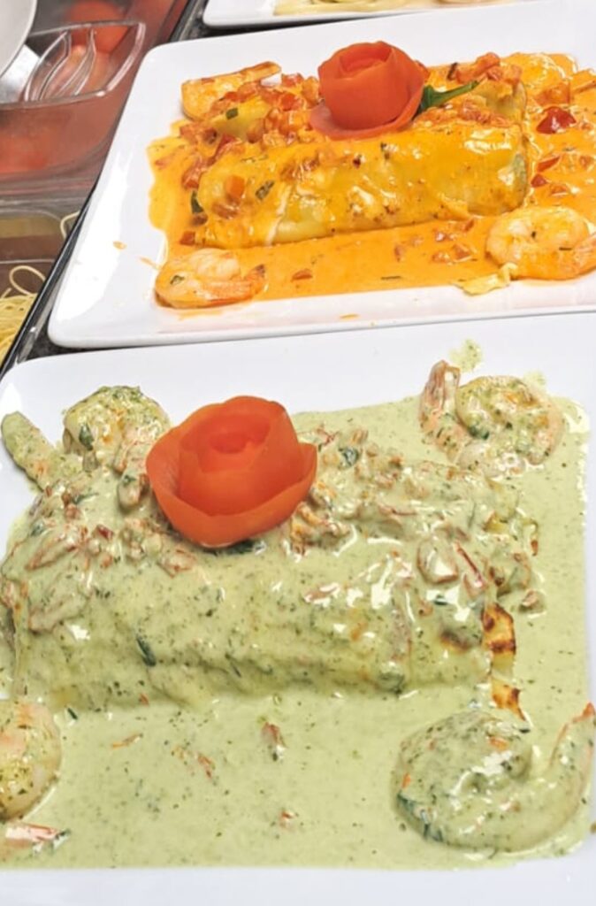 Chicken Manicotti Florentine Special
